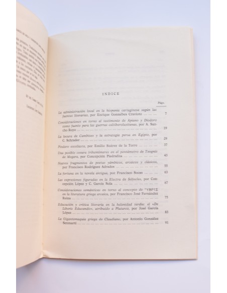 Unidad y pluralidad en el mundo antiguo. II. Comunicaciones