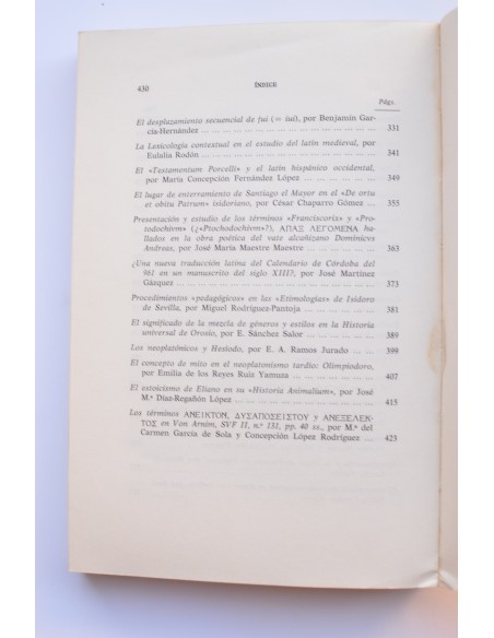 Unidad y pluralidad en el mundo antiguo. II. Comunicaciones