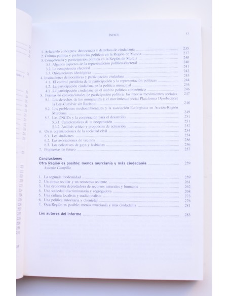 El otro estado de la Región. Informe 2003