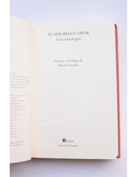 El más bello amor. Una antología