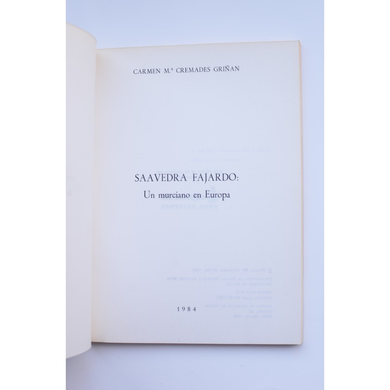 Saavedra Fajardo: un murciano en Europa