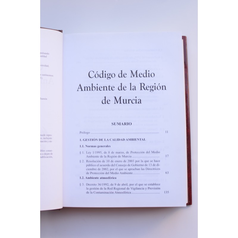 Código de Medio Ambiente de la Región de Murcia