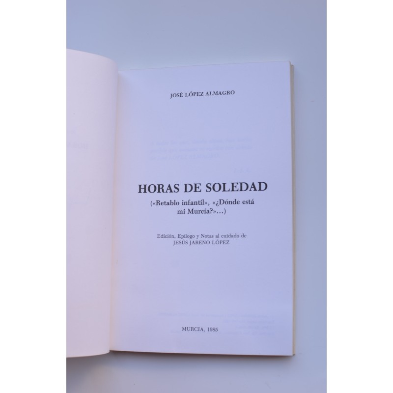Horas de soledad