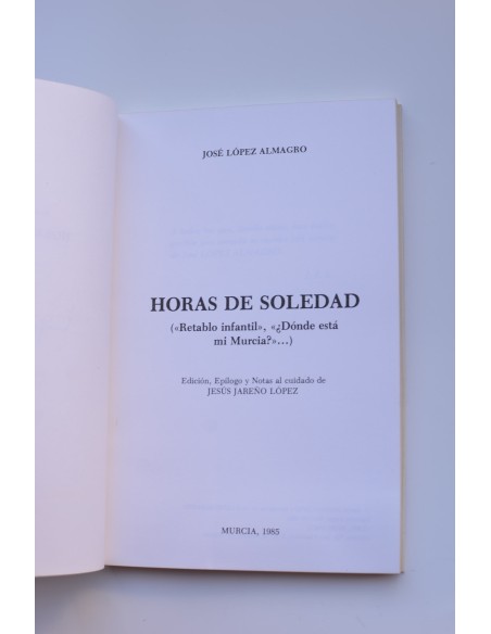 Horas de soledad