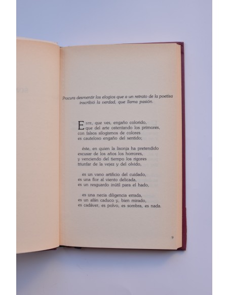 Sor Juana Inés de la Cruz. Poesía lírica