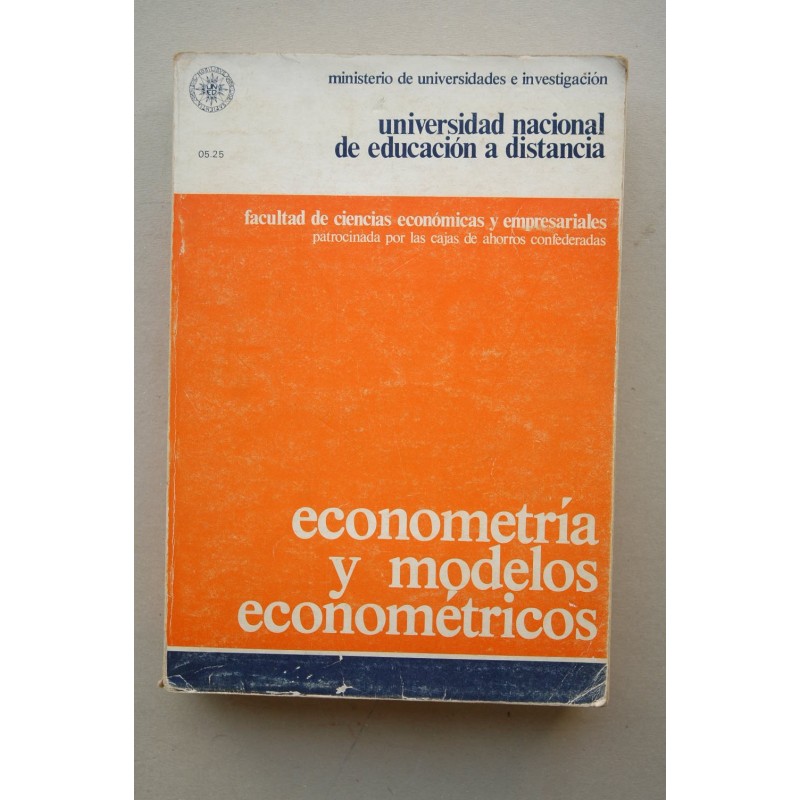 Econometría y modelos eonométricos