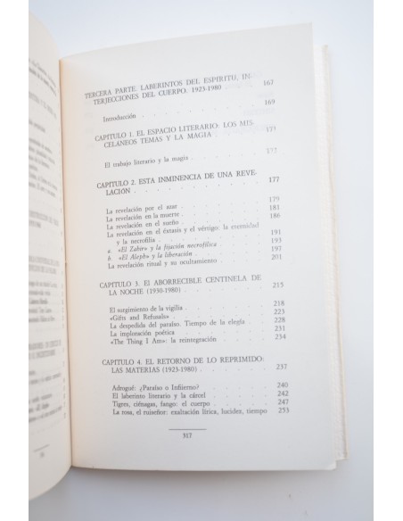 Jorge Luis Borges, 1923-1980 : laberintos del espíritu, interjecciones del cuerpo