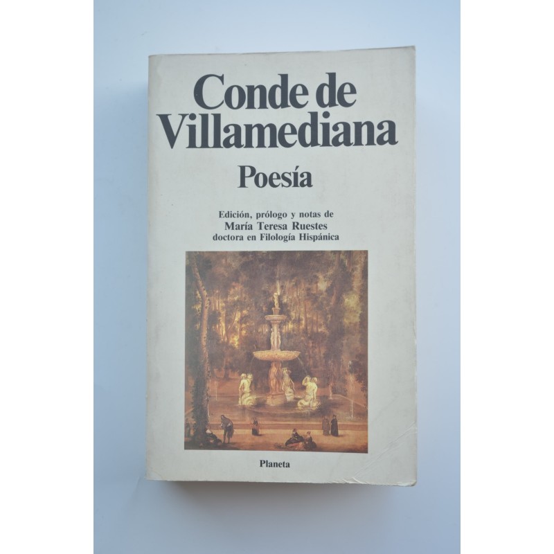 Conde de Villamediana. Poesía