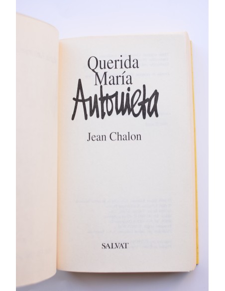 Querida María Antonieta