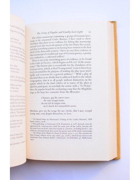 Medieval latin and the rise of european love-lyric. Vol. I. Problems and interpretations
