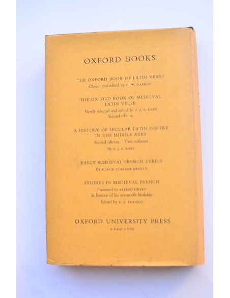 Medieval latin and the rise of european love-lyric. Vol. I. Problems and interpretations