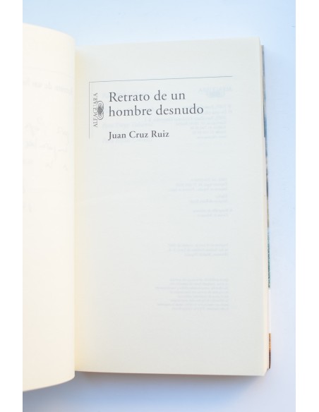 Retrato de un hombre desnudo