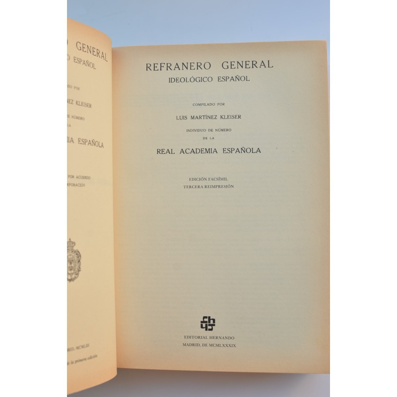 Refranero general ideológico español