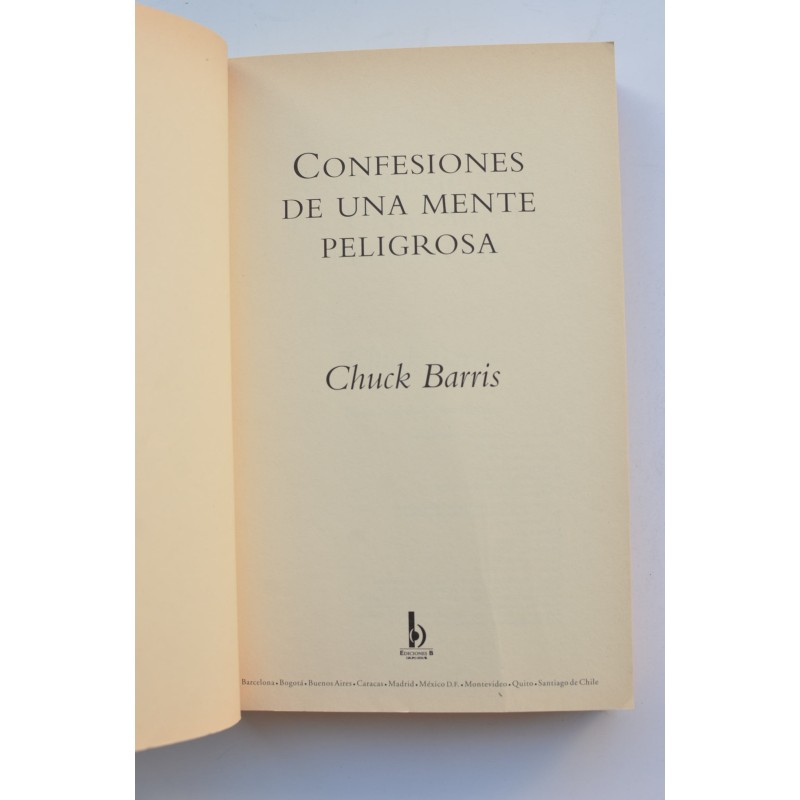 Confesiones de una mente peligrosa