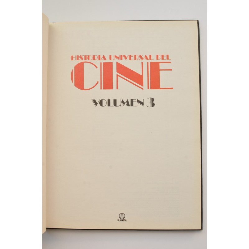 Historia universal del cine. Vol III.