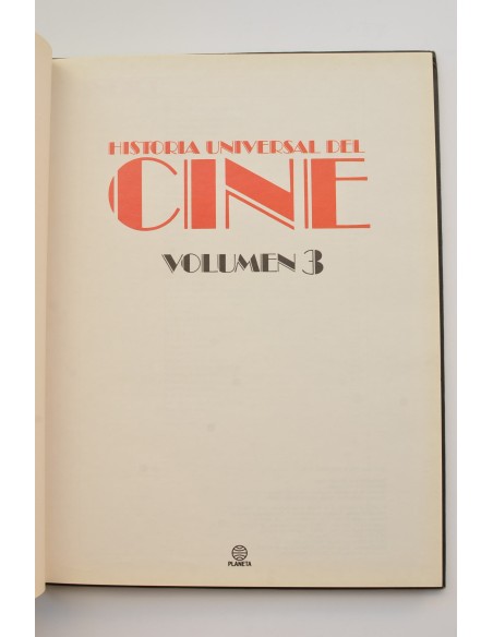 Historia universal del cine. Vol III.