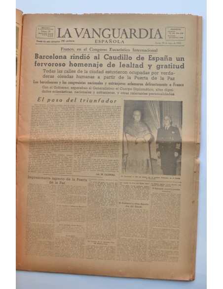 La Vanguardia : diario. Jueves 29 de mayo de 1953