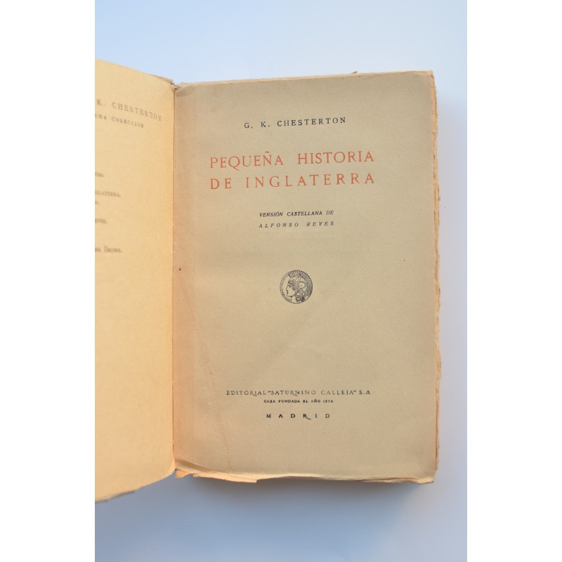 Pequeña historia de inglaterra
