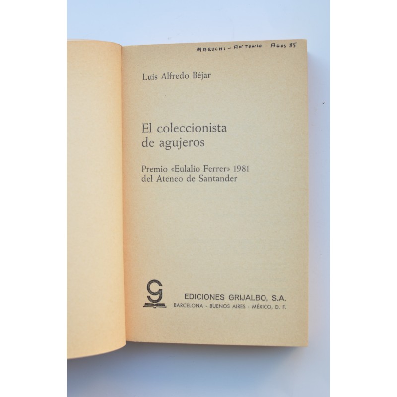 El coleccionista de agujeros