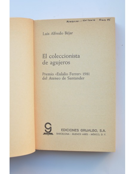 El coleccionista de agujeros