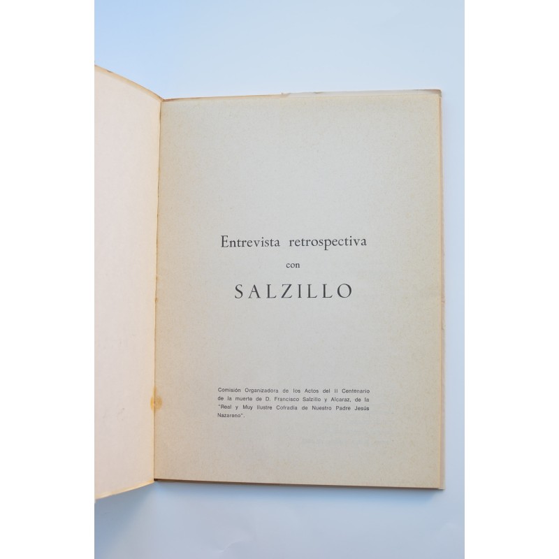 Entrevista retrospectiva con Salzillo