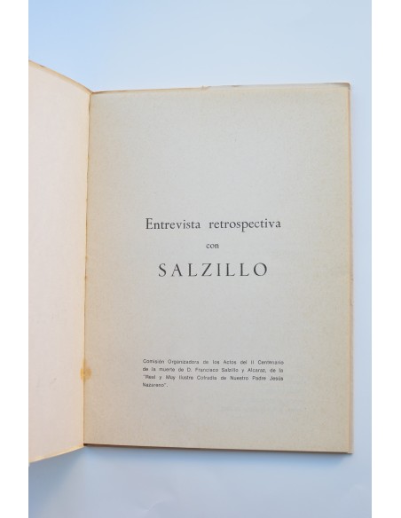 Entrevista retrospectiva con Salzillo