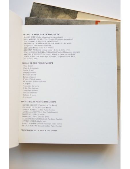 Arrecife, nº 26 y nº 27. Pasolini. Las formas de la poesía
