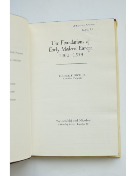The Foundations of Early Modern Europe 1460 - 1559