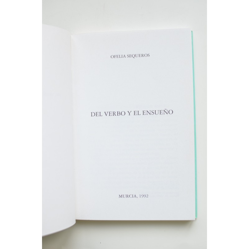 Del verbo y el ensueño