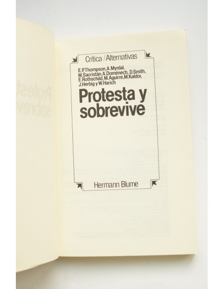 Protesta y sobrevive
