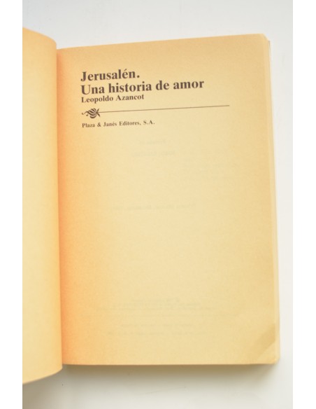 Jerusalén. Una historia de amor