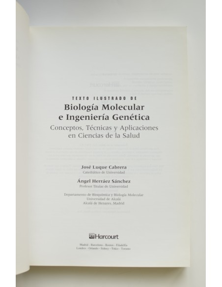 Texto ilustrado de biología molecular e ingeniería genética