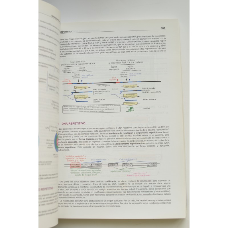 Texto ilustrado de biología molecular e...