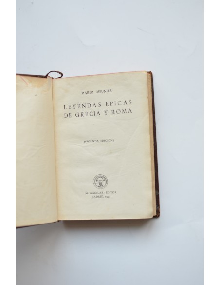 Leyendas épicas de Grecia y Roma
