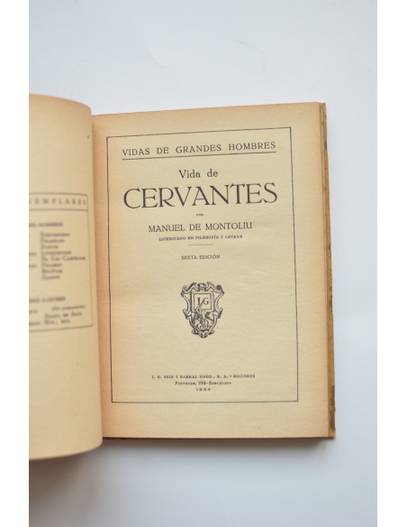 Vida de Cervantes