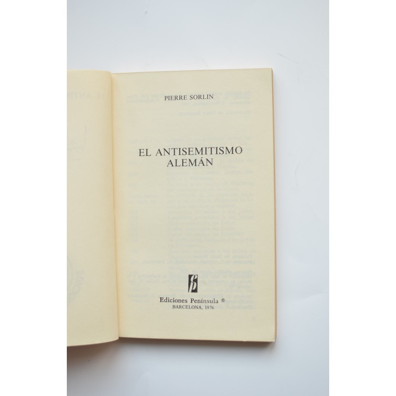 El antisemitismo alemán