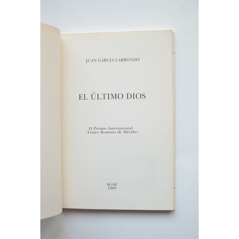 Orestes en Epiro - El último Dios