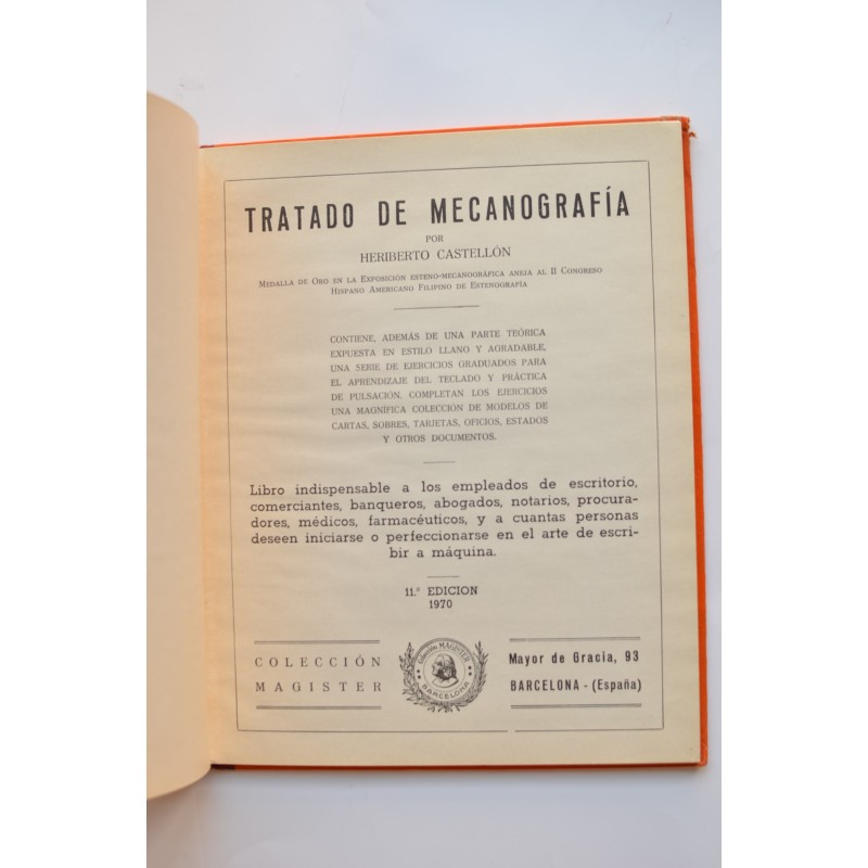 Tratado de mecanografía