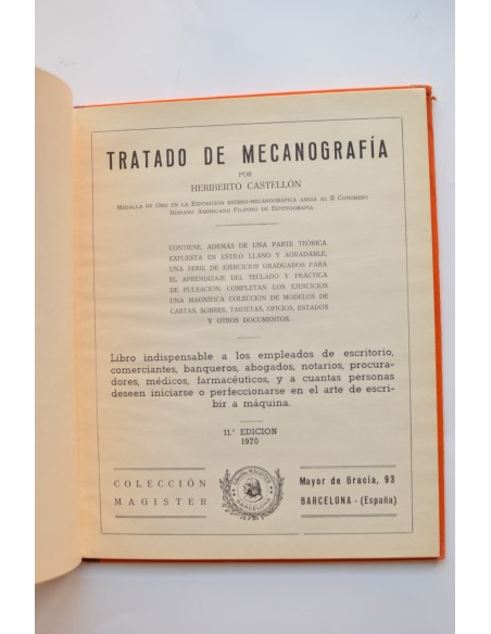 Tratado de mecanografía