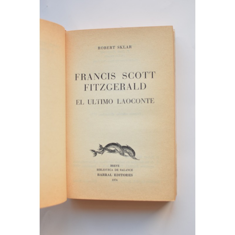 Francis Scott Fitzgerald. El último Laoconte
