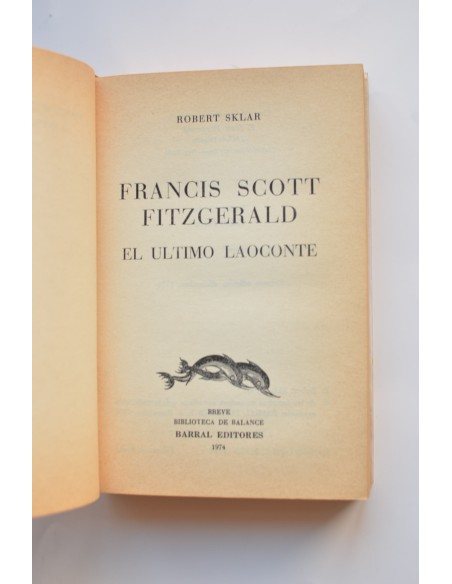 Francis Scott Fitzgerald. El último Laoconte