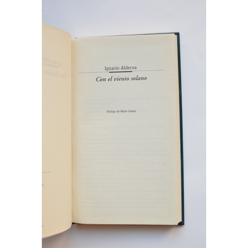 Con el viento solano