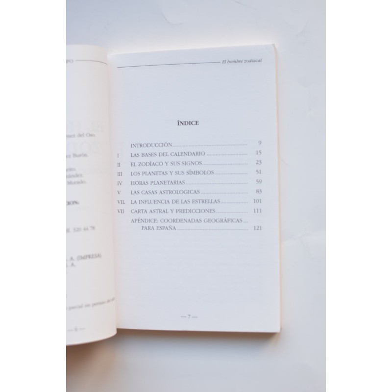 El hombre zodiacal. Introducción a la astrología