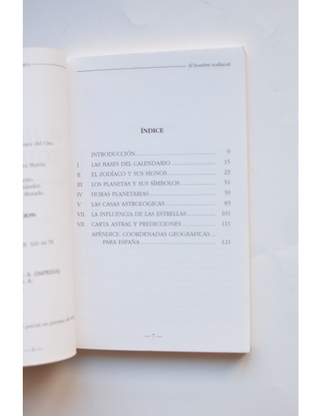 El hombre zodiacal. Introducción a la astrología