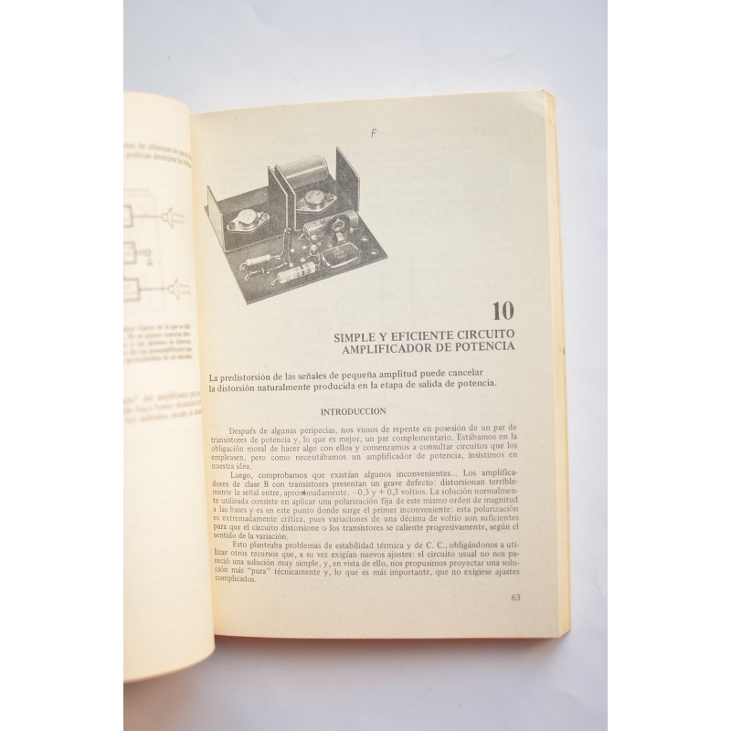 Circutitos, prácticos de audio, alta fidelidad...