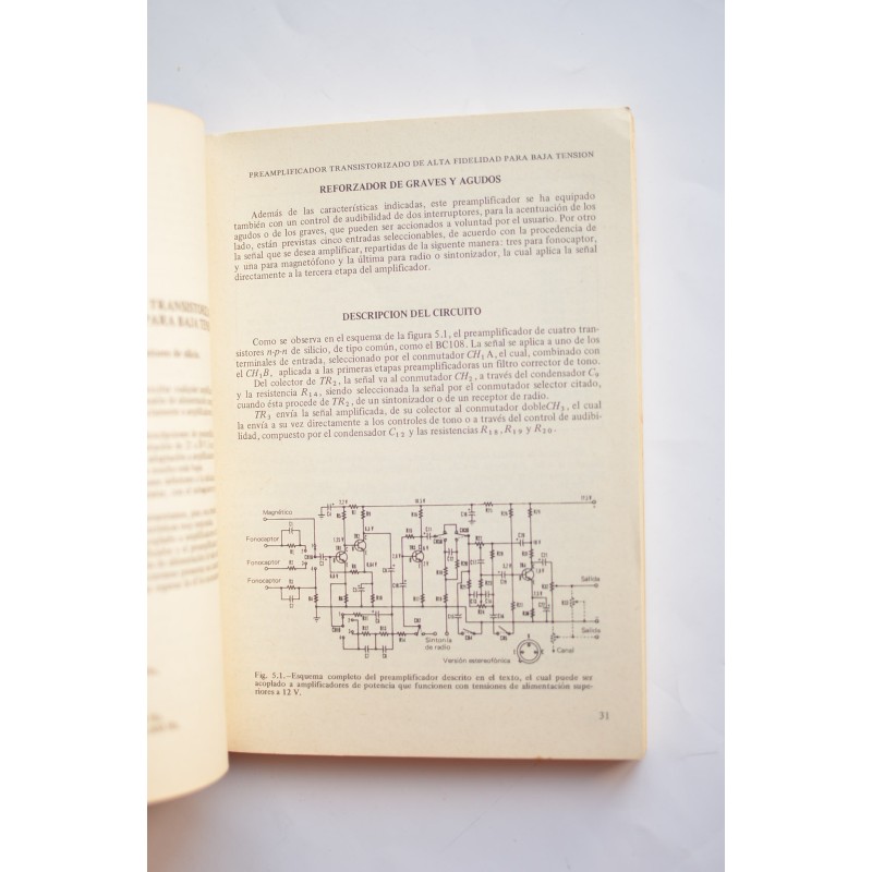 Circutitos, prácticos de audio, alta fidelidad...