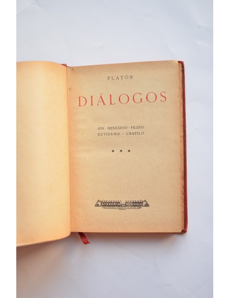 Platón. Diálogos