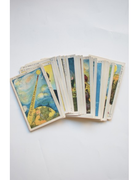De la Tierra a la Luna. Cromos de chocolates Orús
