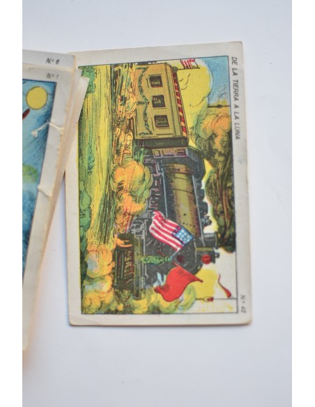 De la Tierra a la Luna. Cromos de chocolates Orús