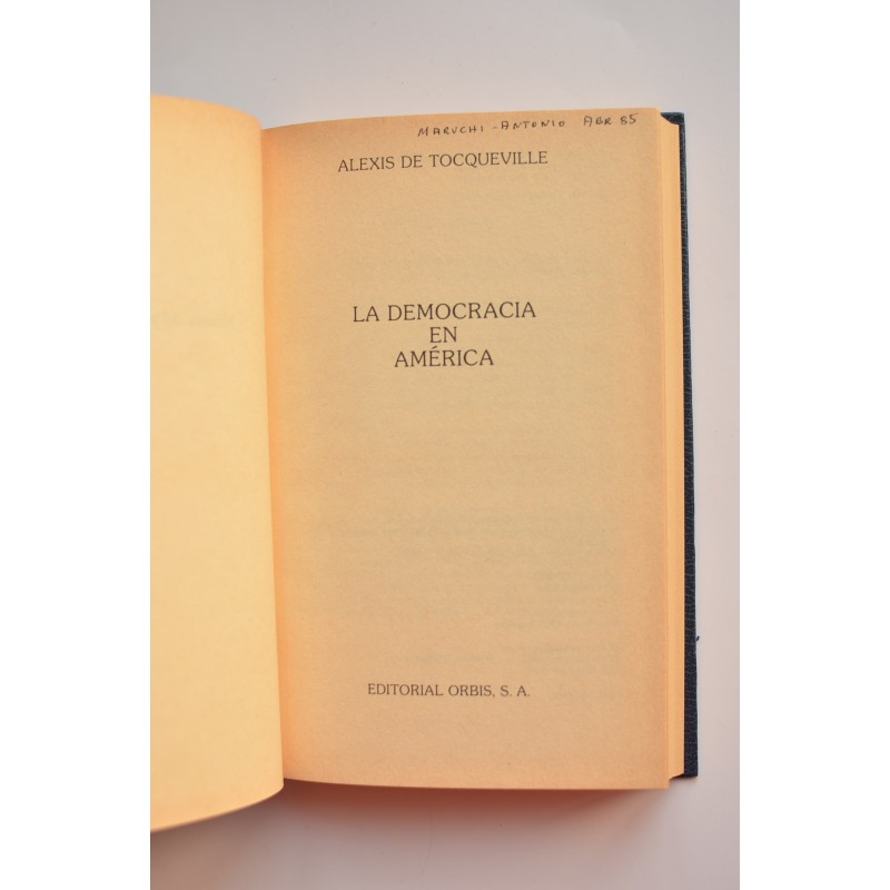La democracia en América